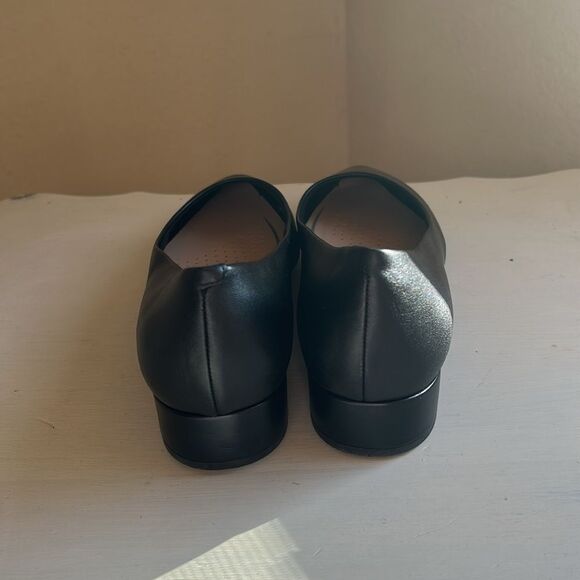 Easy Spirt Slip On Comfort Black Leather Pumps Women’s 10 W New No Box - Picture 4 of 12